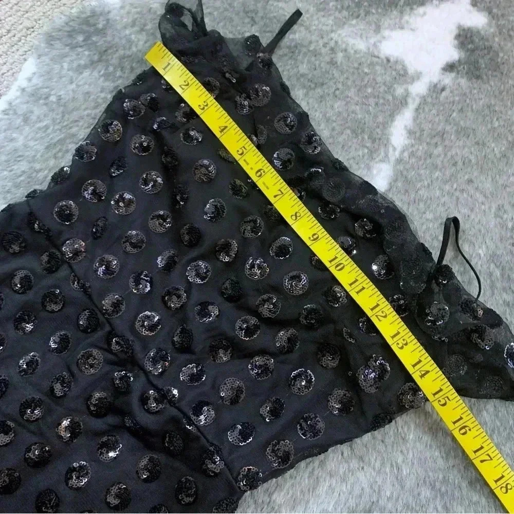 NWT Sequin Polka Dot Dress - Picture 11 of 12
